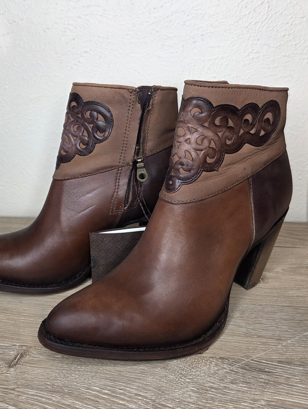 Cuadra CU207 Natura Miel Leather Ankle Boots Women's 9.5 NWT Goodyear Welt Read